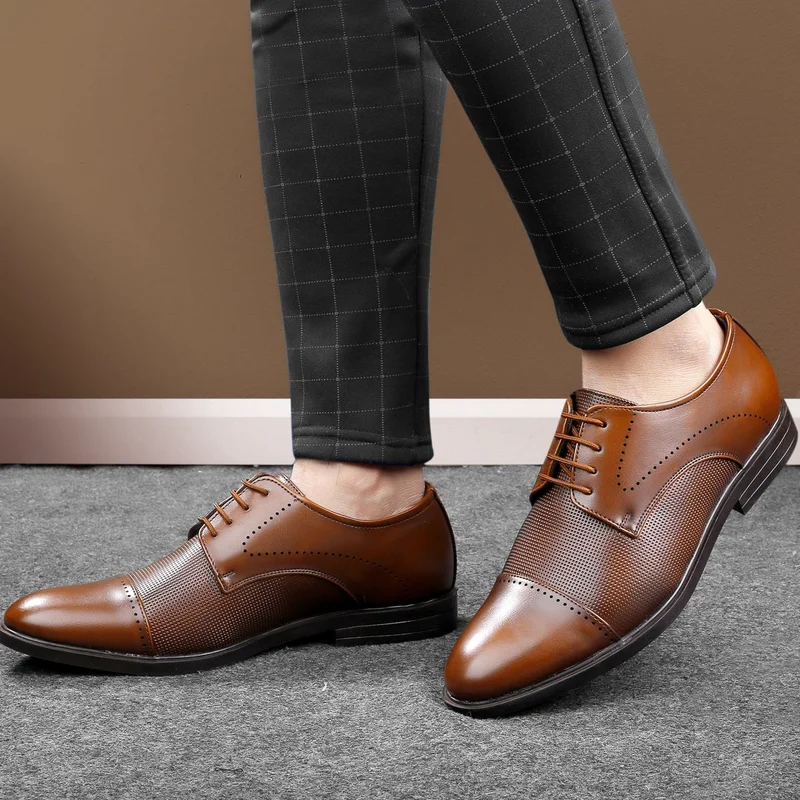 Bacca Bucci Brown WINDSOR Formal Shoes with Superior Comfort for Men | Best Price UAE